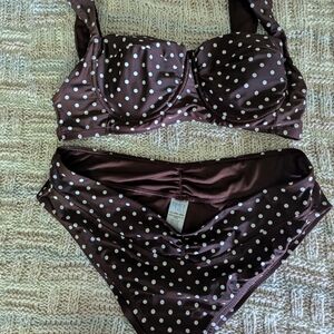 Brown Bikini Set
